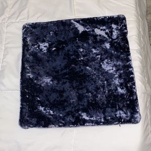 Royal Blue Velvet Pillow Cases 4-Piece Set